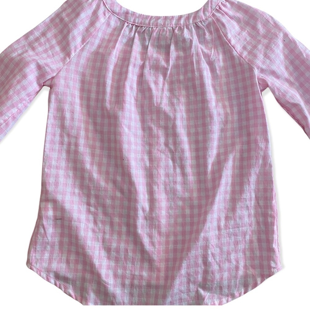 Wonder nation girls long sleeve pink blouse size 6/6x - Picture 7 of 9